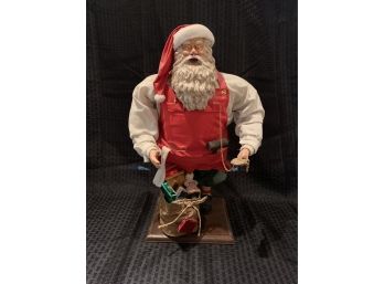 S89  Large Silvestri Santa Claus Figure With Pocket Watch