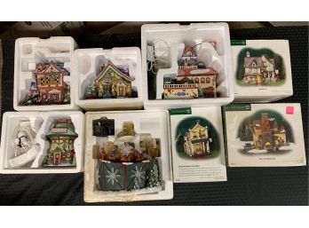 S136  Large Lot Of Mixed Christmas Villages