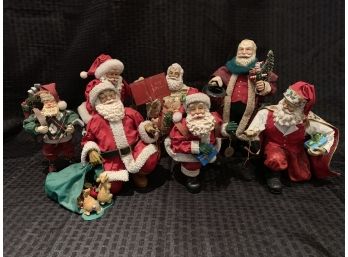 S33  Lot Of Santa Claus Figures -  Mixed Lot