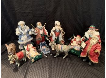 S56  Lot Of Santa Claus Figures - From Different Countries