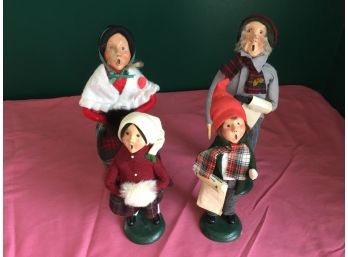 Four Byers Choice Carolers