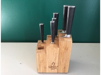 Ginsu 'Chikara' Series Knives With Block