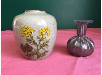 Pair Of Small Bud Vases