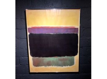Vintage Mark Rothko Poster Of His Work 'Untitled 1949'