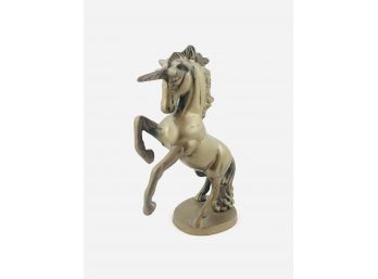 Vintage Brass Unicorn Figurine Or Paperweight