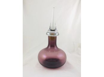 AWESOME Mid Century Glass Decanter
