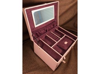 Beautiful Jewelry Box / Travel Jewelry Box Built In (One Of The Drawers)