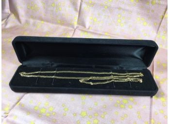 Great Substantial / Heavy 14kt Gold Necklace 10.5 Dwt -  24' Long - Nice Piece