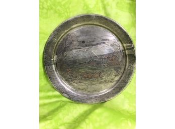 Vintage Currier & Ives Sterling Silver Collector Plate - Franklin Mint