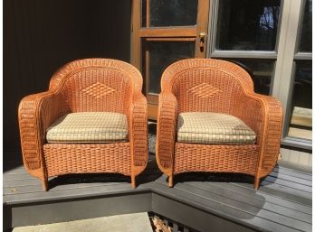 Vintage Palecek Wicker Chairs