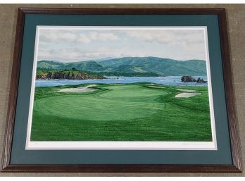 Linda Hartough, Pebble Beach Golf Lithograph