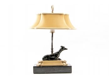 Chelsea House Bronze Finished Dog Bookcase Lamp MSRP $765