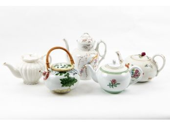 A Collection Of Five Teapots