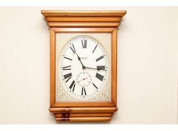 A Large Verichon Pine Wall Clock