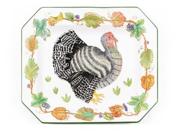 A HUGE Deruta Italy Ceramic Turkey Platter