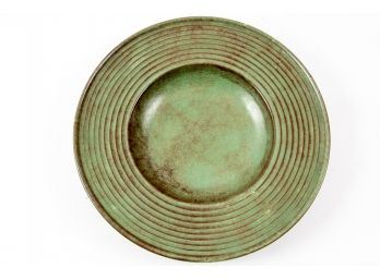 Scandinavian Large Glazed Pottery Bowl