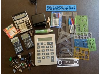 Desk Supplies And Electronic Calculators