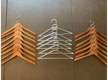 21 Hangers, Wood And Acrylic