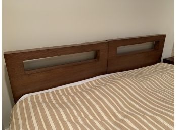 Pair Of West Elm Contemporary Twin Head Boards