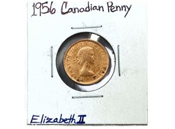 1956 Canadian Penny (Elizabeth II)