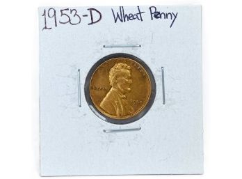 1953-D Wheat Penny