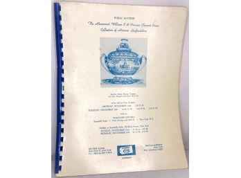 The Renowned William E. & Frances Clemson Cross Collection Of Historic Staffordshire Public Auction Brochure