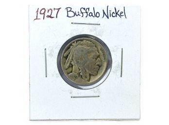 1927 Buffalo Nickel