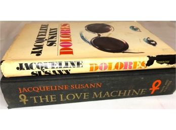 2 Jacqueline Susann  Books (The Love Machine & Dolores)