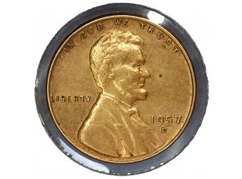 1957-D Wheat Penny