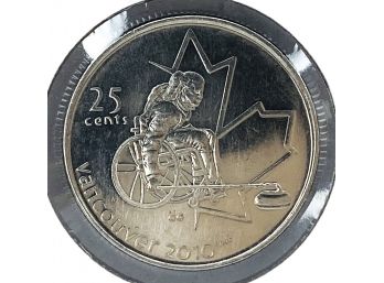 2007 Canadian Paralympic Game Quarter (Elizabeth II)