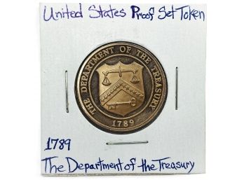 United States Proof Set Token (1789 The Department Of The Treasury)