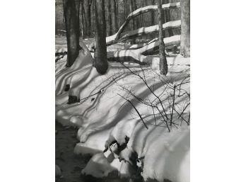 N.A. ADAMS 'River In Snow' Photograph