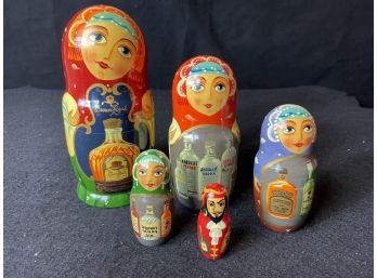 Promotional Liquor Nesting Dolls