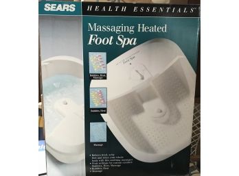 Health Essentials Heated Foot Spa-needs Cleaning