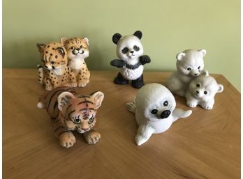Five Morehead Porcelain Baby Animals