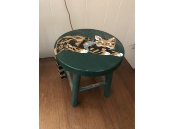 Paint Decorated Stool