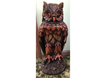 Ceramic/plaster Owl