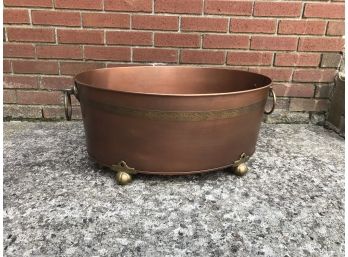 Large Copper Colored Bucket