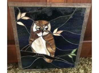 Stand Glass Owl
