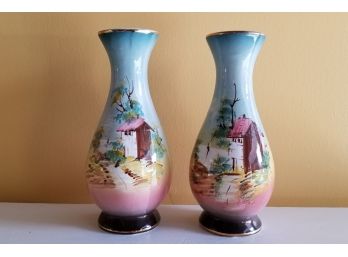 Hand Painted Portuguese Ceramic Vases - WESTPORT PICKUP
