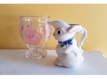 Vintage McCoy Bunny Creamer And More - WESTPORT PICKUP