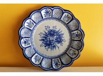 Large Vintage Spanish 'Talavera' Ceramic Platter - WESTPORT PICKUP