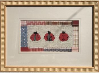 Ladybug Folk/Fabric Art - WESTPORT PICKUP