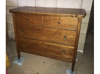 Antique Oak Chest Of Drawers - FAIRFIELD PICKUP