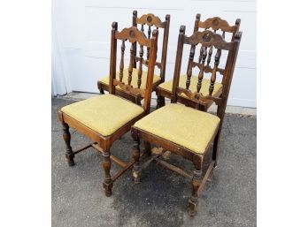 Vintage Pine Dining Chairs - FAIRFIELD PICKUP