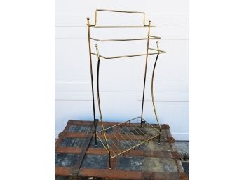 Vintage Brass Bath Rack - FAIRFIELD PICKUP