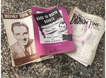 Vintage Sheet Music: - Blossom Time, Honky Tonk - WESTPORT PICKUP