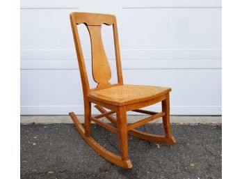 Small Cane Seated Rocker - FAIRFIELD PICKUP