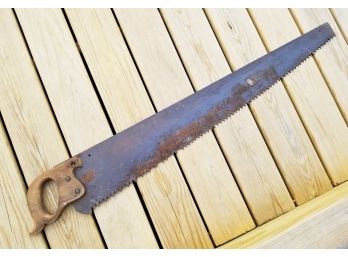 Large Antique Saw - FAIRFIELD PICKUP