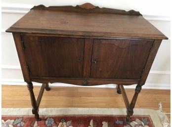 Antique Wooden Side Board Cabinet